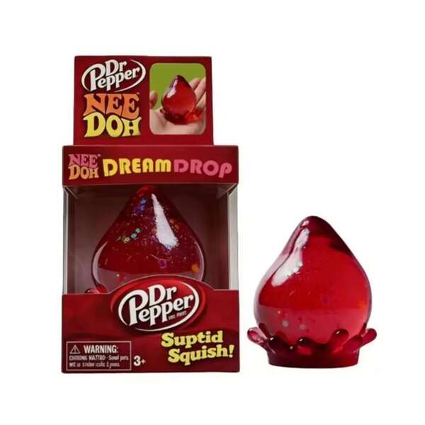 asmodee 1pc Kids Theme Transparent Soft Squeeze Stress Relief Toy, Glitter Water Drop Squishy Decompression Toy, Suitable For Children, Toddlers, Classroom Rewards, Boys & Girls Birthday Party Favors, Creative Sensory Game Gift